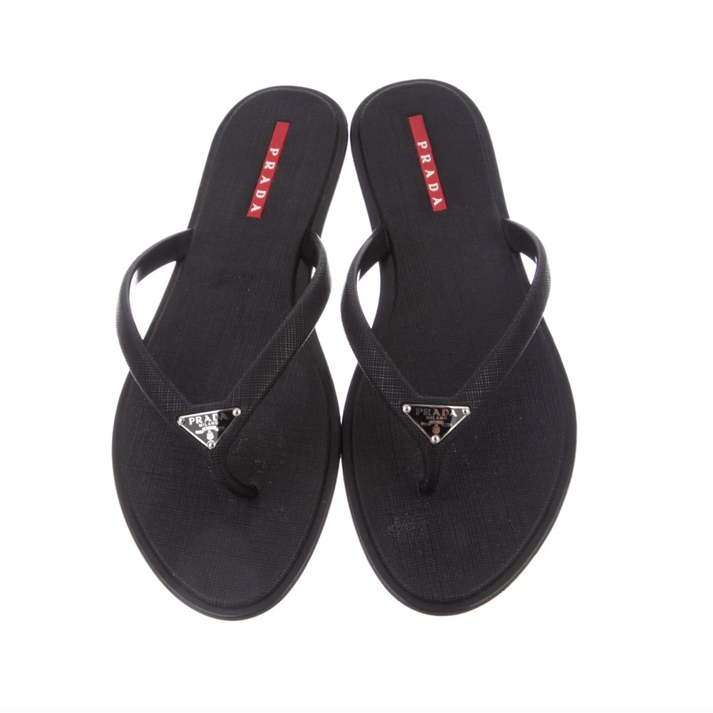 Prada Black Sandals